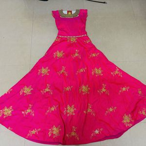 full gher anarkali dress