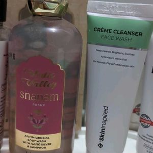 Combo Of 10 Products Facewashes, Bodywash, Face