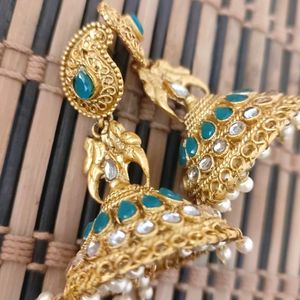 Plated Jhumkas