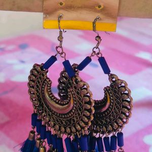 Chand Baliyan Long Earrings