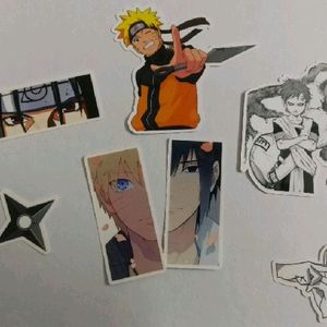 Naruto Stickers 5 + 2