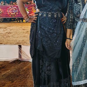 Black Lehenga Xxl Size