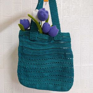 💙 Crochet 🧶 Tote Bag💙