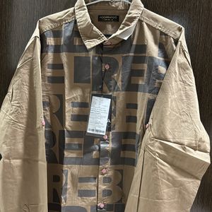 Printed Khaki Shirt