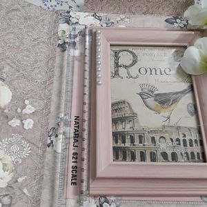 Peach Colour Photo Frame