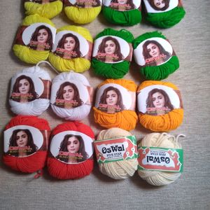 Small OSWAL Woolbundles 16 Pieces