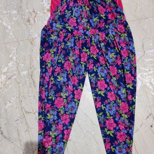 Floral Pink Night Suit