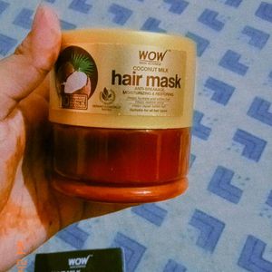 Wow Skin Care Coconut Hair Mask ( Helps Hydrate , Soften Hair)