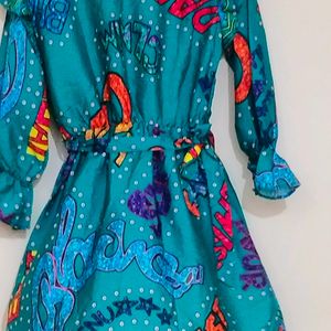 Funky Boho Print Dress