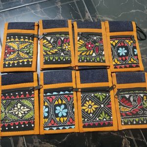 Set Of 8 Sling Bags