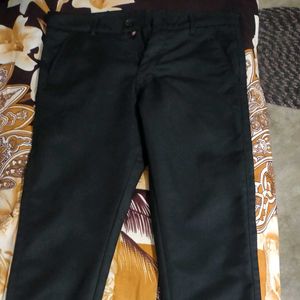 Luxury Slim Fit Men Black Trousers