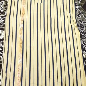 Kurti 1 piece linean cream latest fancy/western/Un