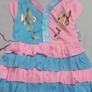 Combo of New Dresses for Girls 3 -6 Months