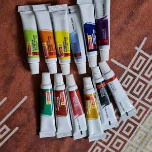 Tube Colurs With Free Brush