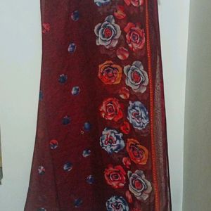 Maroon Dupatta