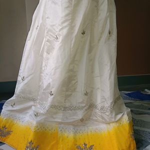 Beautiful Lehenga Choli Dupatta For Haldi Function