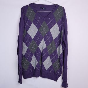 Purple Color Full Sleeves Sweater