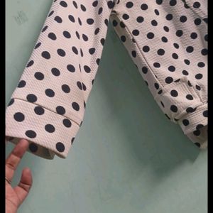 Polka Dot Short Jacket