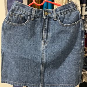 Denim Skirt ( Sale ) (limited Time Available)