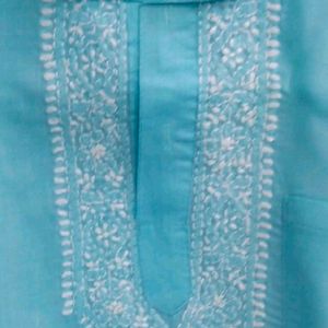 Traditional Bangali Kurta Chikenkari