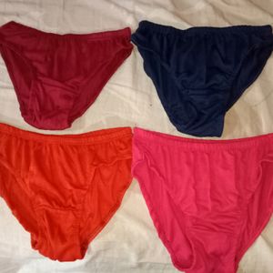 Pack of 4 Panty Briefs Multicolour