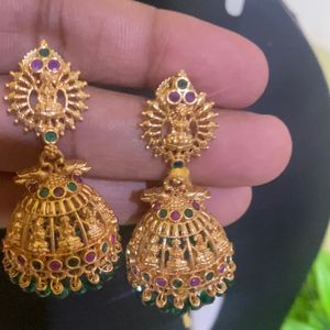 One Gram Gold Earrings.micro Polish.very Reasonable Price .1 Year Warranty