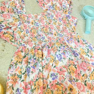 Floral Picnic Dress