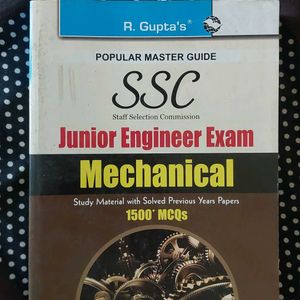 SSC JUNIOR ENGINEER EXAM BOOK MECHANICAL 2016