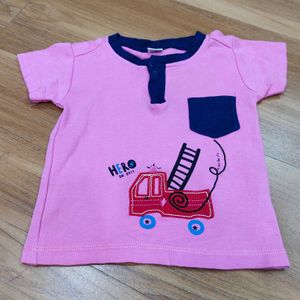 Pink Tshirt For Baby Girl