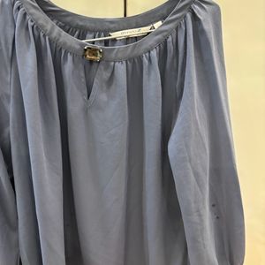 Grey Formal Top