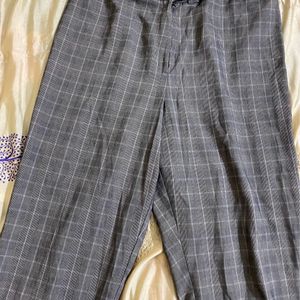 PLAID TROUSERS