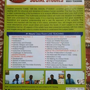 CBSE 10TH Science Maths Social English CDs