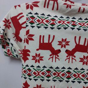 Christmas Themes Crop Top