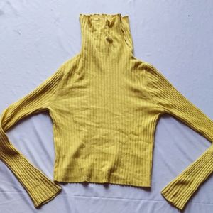 Yellow Highneck Top