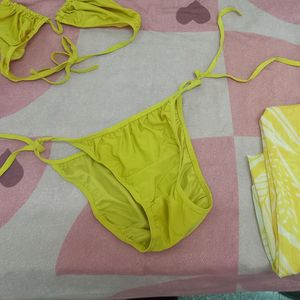 Lingerie Set With Sarong (Myntra)