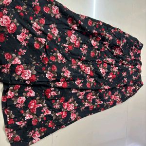 Floral Print Skirt