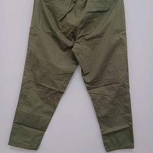 Olive Pantaloon Joggers For Women