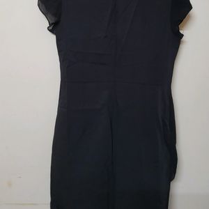 PRICE DROP! Little Black Dress With Designer Neck