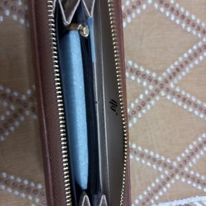 Brown Wallet For Money And Cards