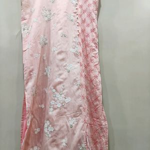 Baby Pink Kurti With Palazzo