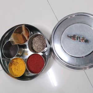 Steel Masala Dabba