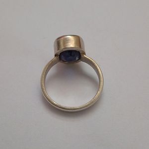 NEELI(IOLITE) STONE IN SILVER RING