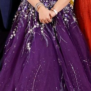 Purple lehenga