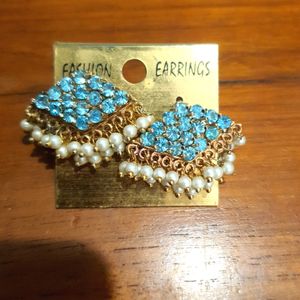 Blue Stud Party Wear | Earring