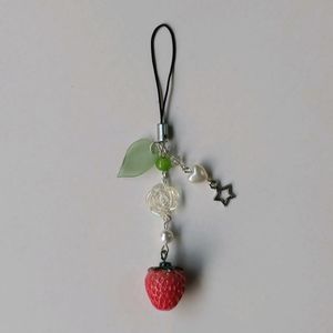 Y2K Fairycore Strawberry Phone Charm