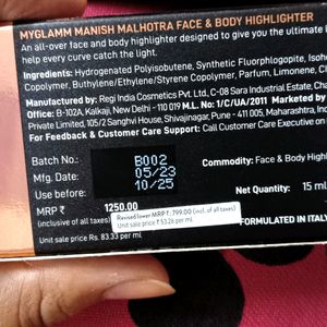 Manish Malhotra Highlighter