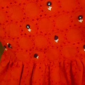 Red Cotton Frock