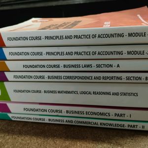 CA Foundation Course Books