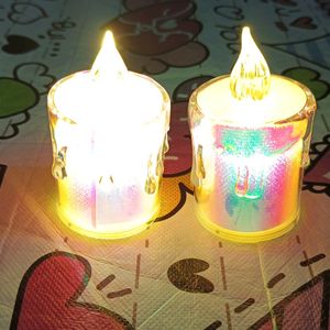 Set Of 2 Led Candle