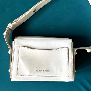 Charles And Keith White Bag